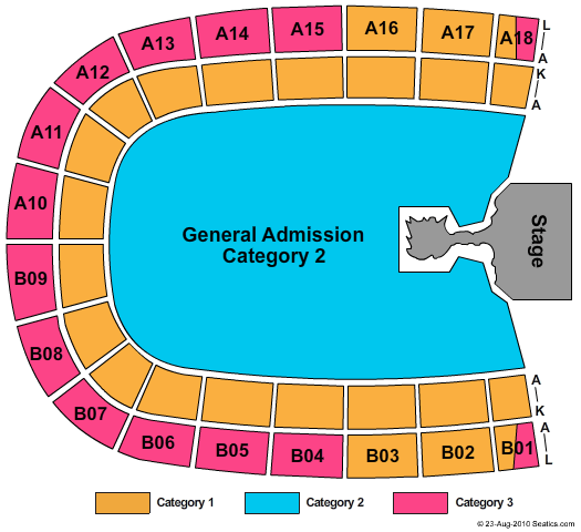 Altice Arena Map